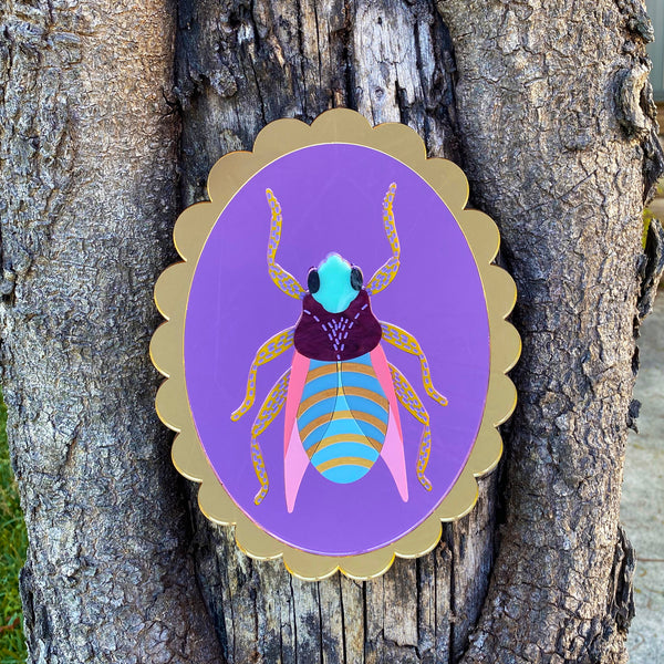 HIPPOBOSCA | ACRYLIC BUG MIRROR | LARGE