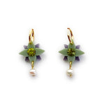 Load image into Gallery viewer, VENETIAN DANGLES | MINI | OLIVE
